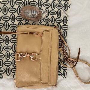 Rebecca Minkoff Beige Leather Crossbody Bag